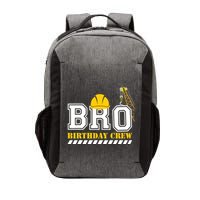 Brother Birthday Crew Construction Birthday Party Vector Backpack