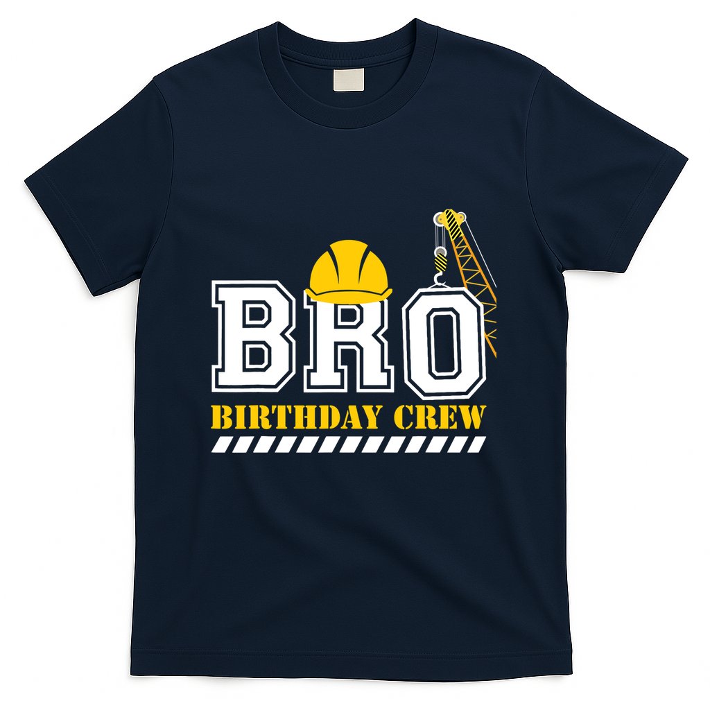 Brother Birthday Crew Construction Birthday Party T-Shirt