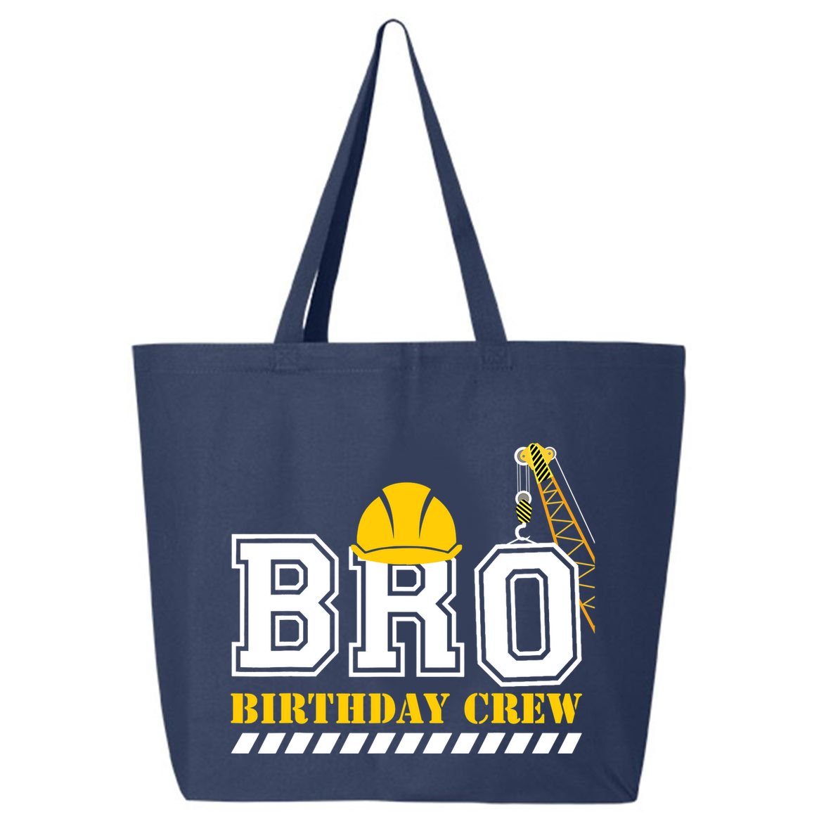 Brother Birthday Crew Construction Birthday Party 25L Jumbo Tote
