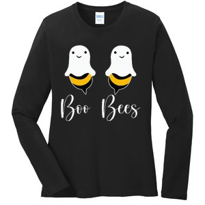 Boo Bees Couples Halloween Costume Funny Boobee Ladies Long Sleeve Shirt