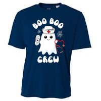 Boo Boo Crew Cute Nurse Ghost Funny Halloween Kids Cooling Performance Crew T-Shirt