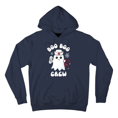 Boo Boo Crew Cute Nurse Ghost Funny Halloween Kids Hoodie