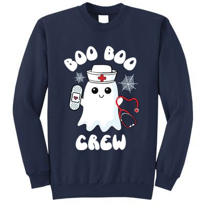 Boo Boo Crew Cute Nurse Ghost Funny Halloween Kids Sweatshirt