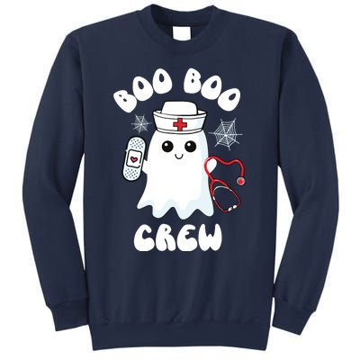 Boo Boo Crew Cute Nurse Ghost Funny Halloween Kids Sweatshirt