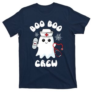 Boo Boo Crew Cute Nurse Ghost Funny Halloween Kids T-Shirt