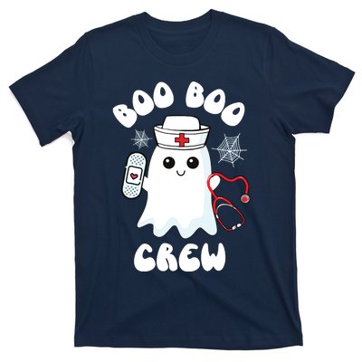 Boo Boo Crew Cute Nurse Ghost Funny Halloween Kids T-Shirt