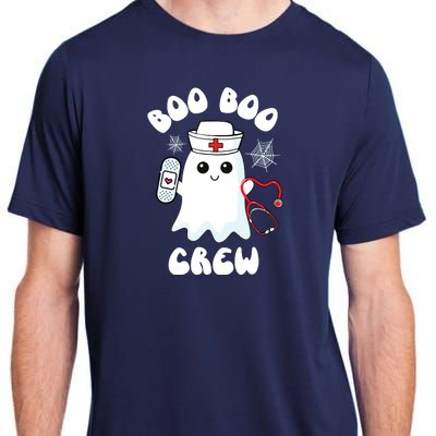 Boo Boo Crew Cute Nurse Ghost Funny Halloween Kids Adult ChromaSoft Performance T-Shirt