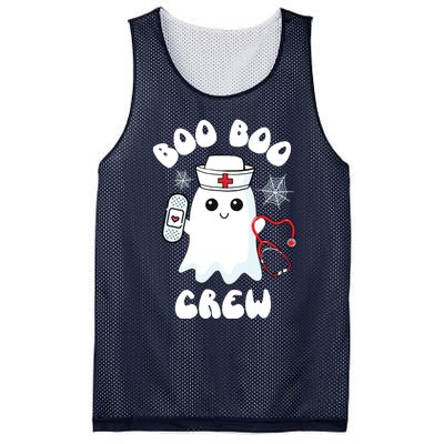 Boo Boo Crew Cute Nurse Ghost Funny Halloween Kids Mesh Reversible Basketball Jersey Tank