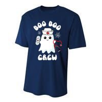 Boo Boo Crew Cute Nurse Ghost Funny Halloween Kids Performance Sprint T-Shirt