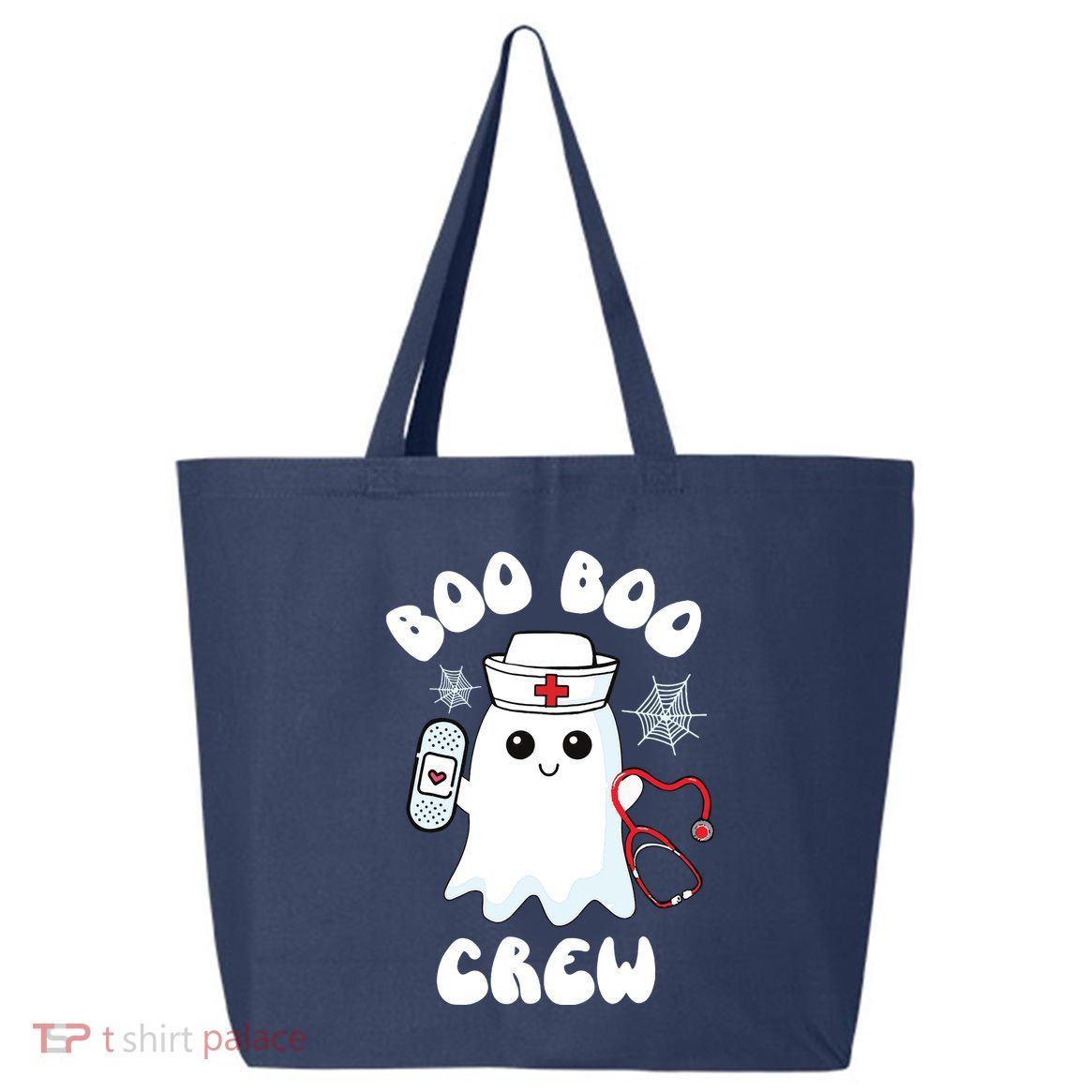 Boo Boo Crew Cute Nurse Ghost Funny Halloween Kids 25L Jumbo Tote