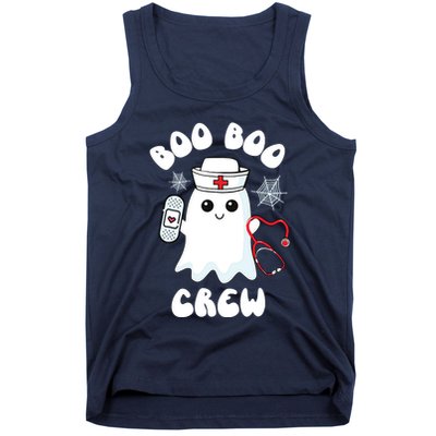 Boo Boo Crew Cute Nurse Ghost Funny Halloween Kids Tank Top