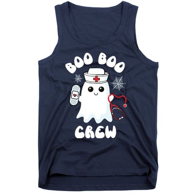 Boo Boo Crew Cute Nurse Ghost Funny Halloween Kids Tank Top