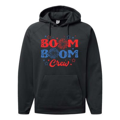 Boom Boom Crew Performance Fleece Hoodie