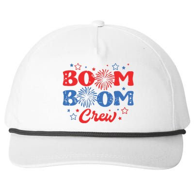 Boom Boom Crew Snapback Five-Panel Rope Hat