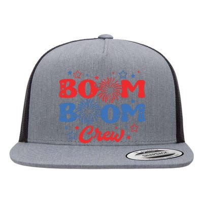 Boom Boom Crew Flat Bill Trucker Hat