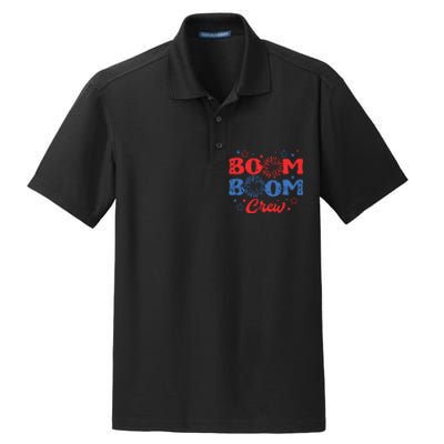 Boom Boom Crew Dry Zone Grid Polo