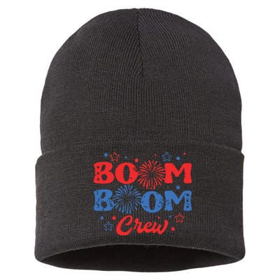 Boom Boom Crew Sustainable Knit Beanie