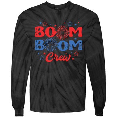 Boom Boom Crew Tie-Dye Long Sleeve Shirt