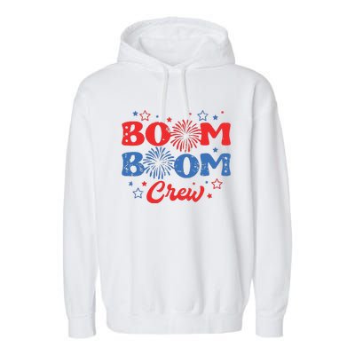 Boom Boom Crew Garment-Dyed Fleece Hoodie