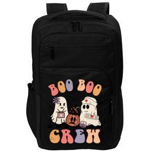 Boo Boo Crew Ghost Doctor Paramedic Emt Nurse Halloween Gift Impact Tech Backpack