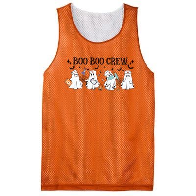 Boo Boo Crew Halloween Ghost Nurse Mesh Reversible Basketball Jersey Tank