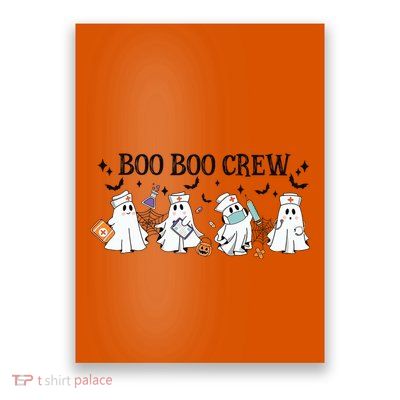 Boo Boo Crew Halloween Ghost Nurse Poster