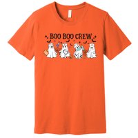 Boo Boo Crew Halloween Ghost Nurse Premium T-Shirt