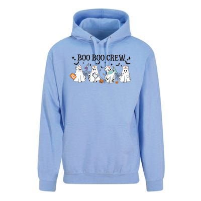 Boo Boo Crew Halloween Ghost Nurse Unisex Surf Hoodie