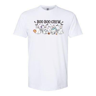 Boo Boo Crew Halloween Ghost Nurse Softstyle® CVC T-Shirt