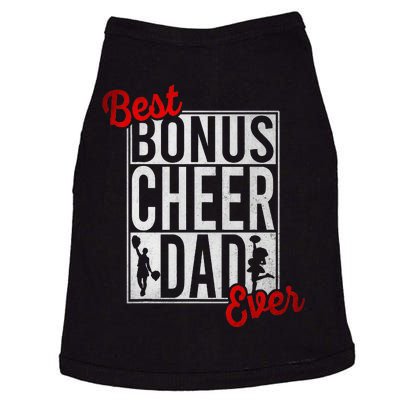 Best Bonus Cheer Dad Ever Cheerleading Doggie Tank