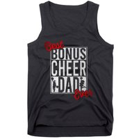 Best Bonus Cheer Dad Ever Cheerleading Tank Top