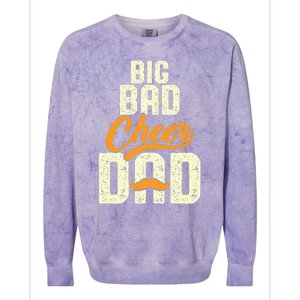 Big Bad Cheer Dad Cheerleading Cheer Dad Fathers' Day Colorblast Crewneck Sweatshirt