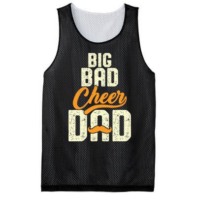 Big Bad Cheer Dad Cheerleading Cheer Dad Fathers' Day Mesh Reversible Basketball Jersey Tank