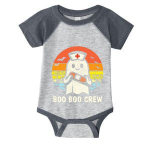 Boo Boo Crew Halloween Nurse Women Ghost Halloween Infant Baby Jersey Bodysuit