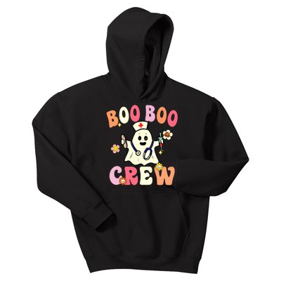 Boo Boo Crew Nurse Ghost Funny Halloween Costume For Women Kids Hoodie