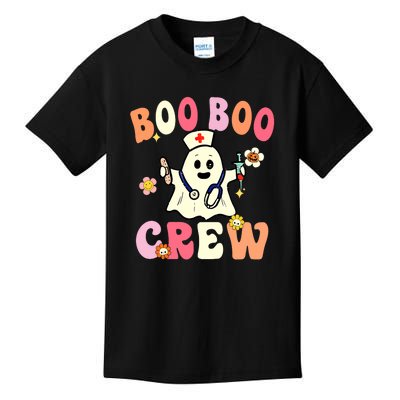 Boo Boo Crew Nurse Ghost Funny Halloween Costume For Women Kids T-Shirt