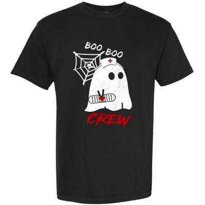 Boo Boo Crew Nurse Ghoost Garment-Dyed Heavyweight T-Shirt