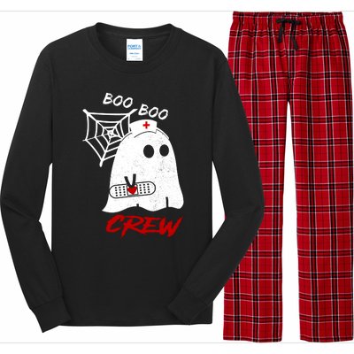 Boo Boo Crew Nurse Ghoost Long Sleeve Pajama Set