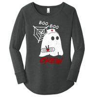 Boo Boo Crew Nurse Ghoost Women's Perfect Tri Tunic Long Sleeve Shirt