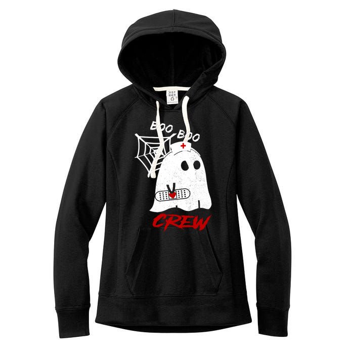 Boo Boo Crew Nurse Ghoost Women's Fleece Hoodie