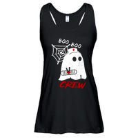 Boo Boo Crew Nurse Ghoost Ladies Essential Flowy Tank