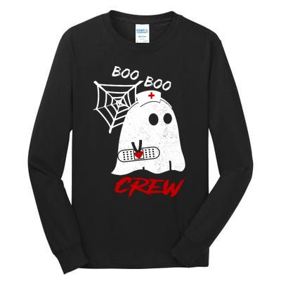 Boo Boo Crew Nurse Ghoost Tall Long Sleeve T-Shirt