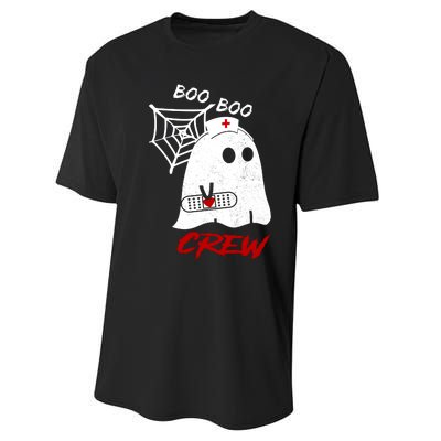 Boo Boo Crew Nurse Ghoost Performance Sprint T-Shirt