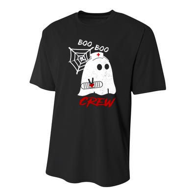 Boo Boo Crew Nurse Ghoost Youth Performance Sprint T-Shirt