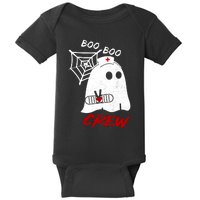 Boo Boo Crew Nurse Ghoost Baby Bodysuit