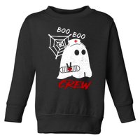 Boo Boo Crew Nurse Ghoost Toddler Sweatshirt