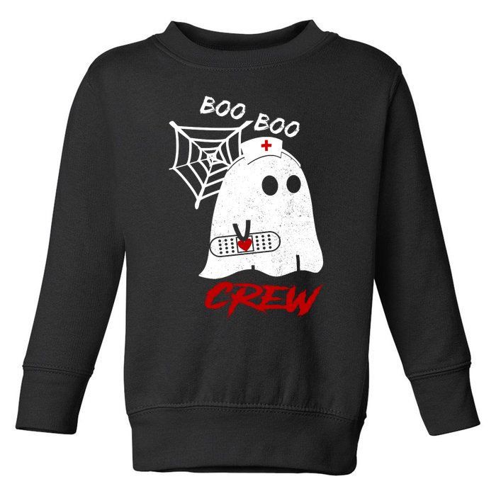 Boo Boo Crew Nurse Ghoost Toddler Sweatshirt