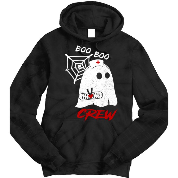 Boo Boo Crew Nurse Ghoost Tie Dye Hoodie