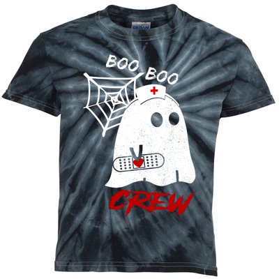 Boo Boo Crew Nurse Ghoost Kids Tie-Dye T-Shirt