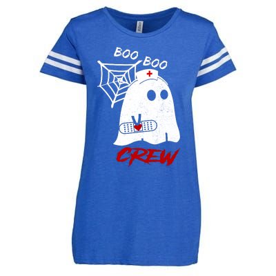 Boo Boo Crew Nurse Ghoost Enza Ladies Jersey Football T-Shirt